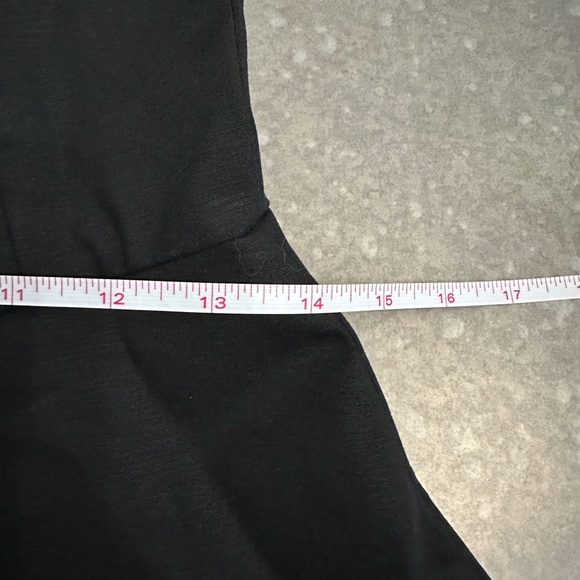 Halston Heritage Split Neck Flare Dress - Picture 15 of 16